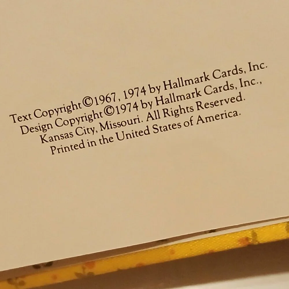 Vintage 1974 Hallmark Hardcover Book, The Gold Of Friendship GUC - Picture 3 of 6